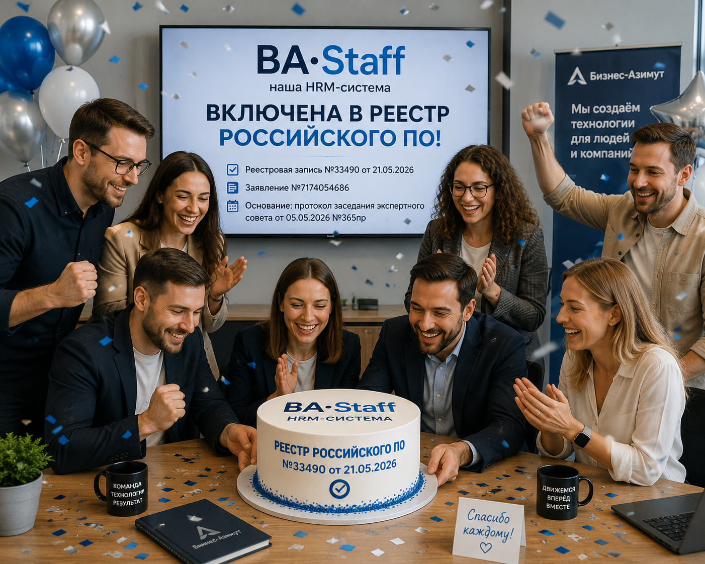 HRM BA-Staff вошла в Реестр российского программного обеспечения
