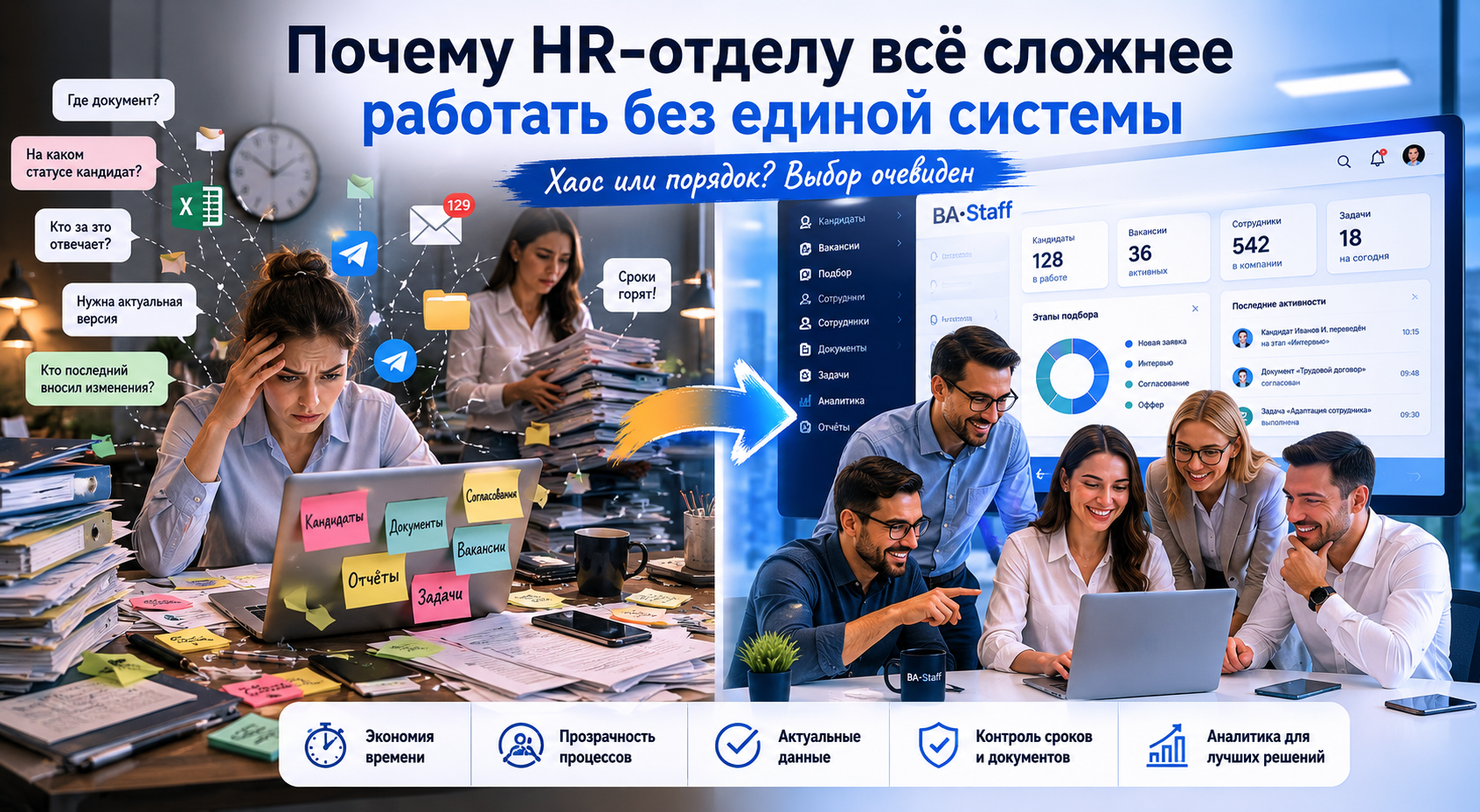 Почему HR-отделу всё сложнее работать без единой системы