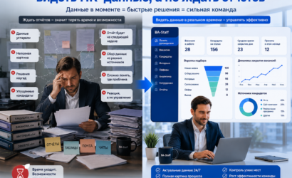 Почему руководители должны видеть HR-данные, а не ждать отчётов