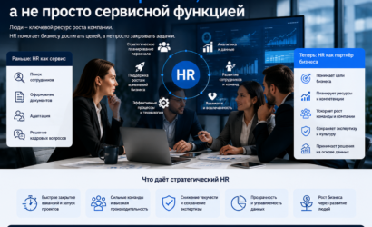 Почему HR становится частью бизнес-стратегии, а не просто сервисной функцией